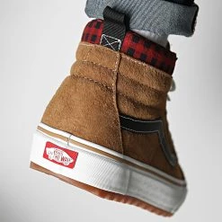 Budget 🥰 Baskets Sk8 Hi MTE 5HZYY49 Plaid Brown Black de Vans 🔥 -Mode Chaussure vans 334549 A5HZYY491 20220830T154636 04