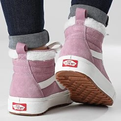 Meilleure vente 🎉 Baskets Femme Sk8 Hi MTE 5HZYBD5 Suede Sherpa Lilas de Vans 😀 -Mode Chaussure vans 334562 A5HZYBD51 20221028T120552 04
