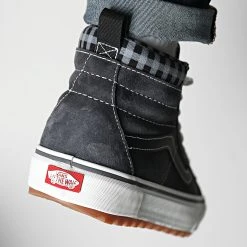 Offres ⌛ Baskets Sk8 Hi MTE 5HZYGYW Plaid Grey White de Vans ❤️ -Mode Chaussure vans 334582 A5HZYGYW1 20220830T154620 04