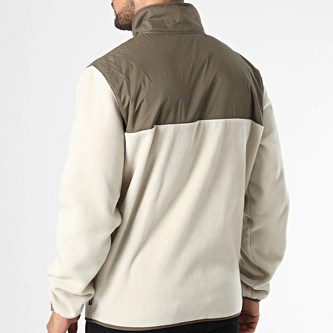 Tout neuf 🌟 Veste Outdoor Polaire Col Zippé Mammoth Vert Kaki Beige de Vans 😍 4 Tout neuf 🌟 Veste Outdoor Polaire Col Zippé Mammoth Vert Kaki Beige de Vans 😍 – Image 4