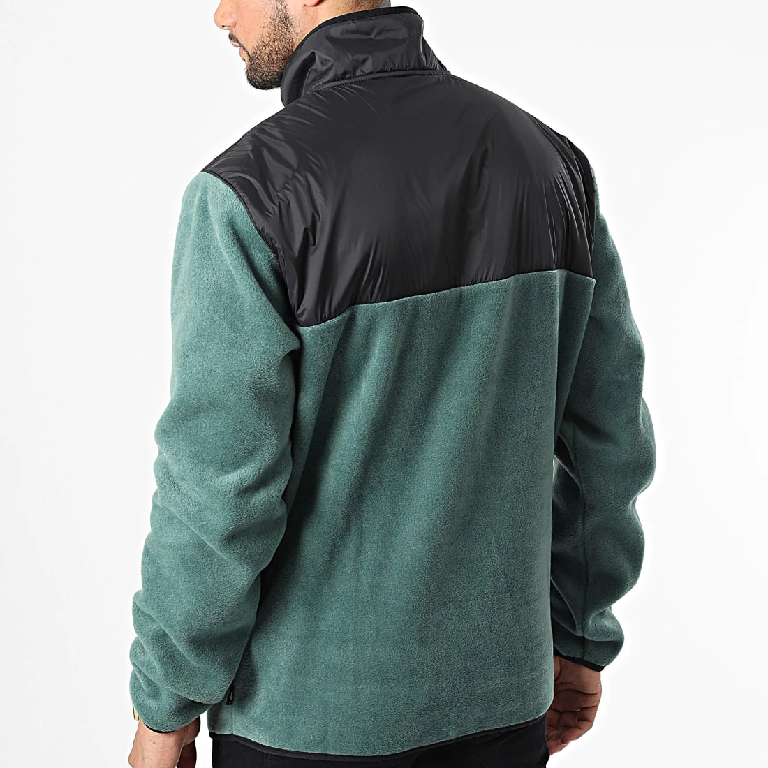 Remise ✨ Veste Outdoor Polaire Col Zippé Mammoth Vert Noir de Vans 🧨 4 Remise ✨ Veste Outdoor Polaire Col Zippé Mammoth Vert Noir de Vans 🧨 – Image 4
