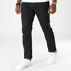 Bon marché ✔️ Pantalon Chino Slim Authentic A5FJ7 Noir de Vans ✨