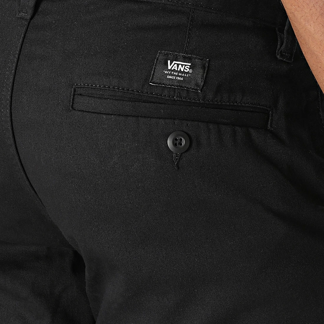 Bon marché ✔️ Pantalon Chino Slim Authentic A5FJ7 Noir de Vans ✨ 2 Bon marché ✔️ Pantalon Chino Slim Authentic A5FJ7 Noir de Vans ✨ – Image 2