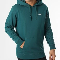Promo ✔️ Sweat Capuche Core Basic A7YDV Bleu Canard de Vans 🔔 -Mode Chaussure vans 335300 A7YDV 60Q 20220906T153113 03