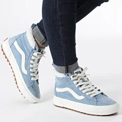 Coupon 😉 Baskets Montantes Femme Sk8 Hi Animal Sidestripe Suede A5HZYBD21 Ashley Blue de Vans 🧨 -Mode Chaussure vans 338329 A5HZYBD21 20220920T161531 03