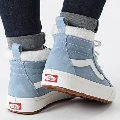 Coupon 😉 Baskets Montantes Femme Sk8 Hi Animal Sidestripe Suede A5HZYBD21 Ashley Blue de Vans 🧨 -Mode Chaussure vans 338329 A5HZYBD21 20220920T161532 04