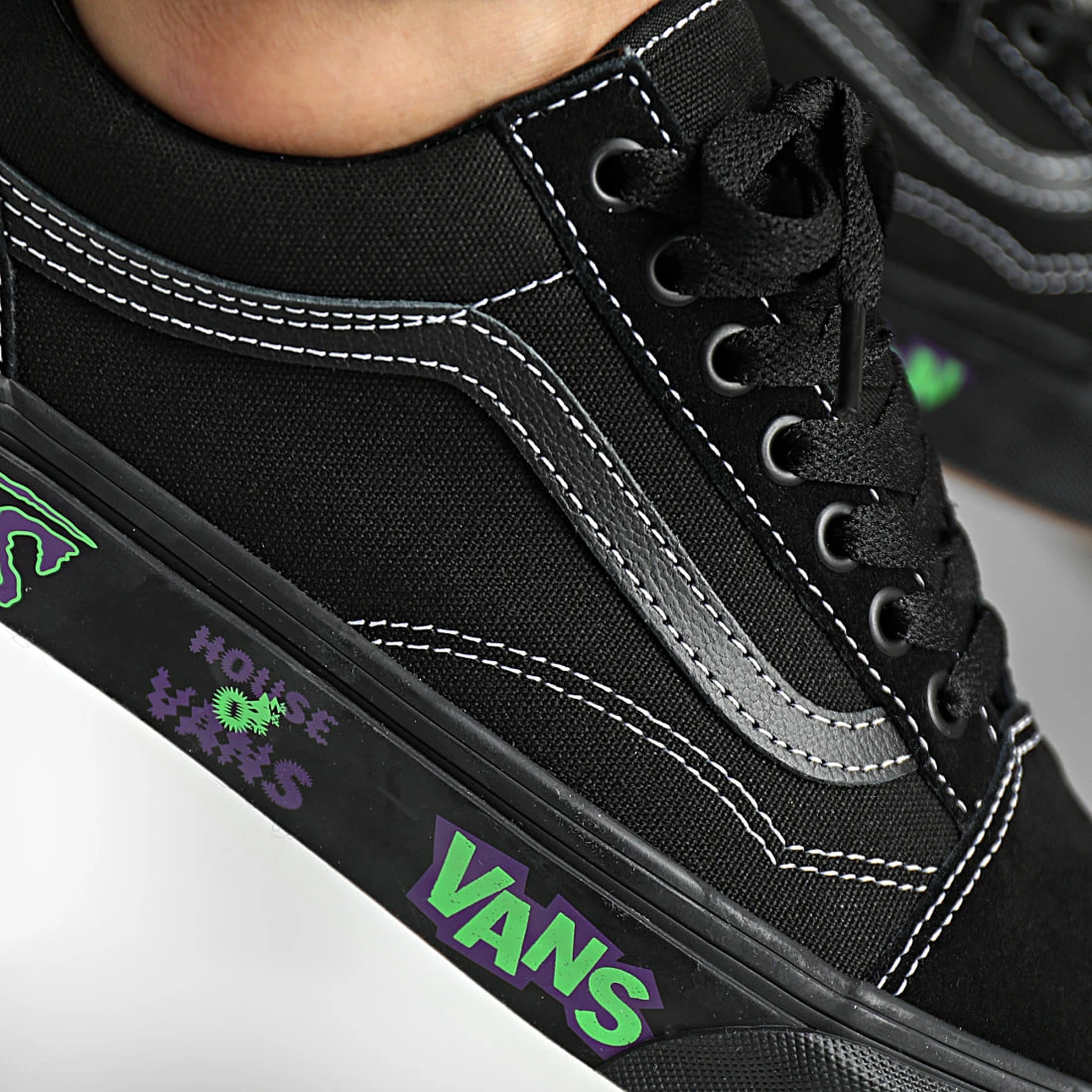 Top 10 🌟 Baskets Old Skool Live At Hov A5JMI1OJ1 Blackout de Vans 🌟 2 Top 10 🌟 Baskets Old Skool Live At Hov A5JMI1OJ1 Blackout de Vans 🌟 – Image 2