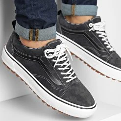 De gros 🥰 Baskets Old Skool MTE 5I12N431 Plaid Grey Black de Vans 🔥