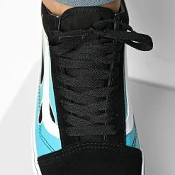 Nouveau 👍 Baskets Old Skool A5JMIBA21 Glow Flame Black White de Vans 🤩 -Mode Chaussure vans 339296 A5JMIBA21 20220922T160734 03