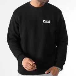 Meilleure affaire ✔️ Sweat Crewneck 007FP Noir de Vans ✔️ -Mode Chaussure vans 344026 007FP BLK 20221129T152750 01