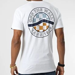 Remise 👏 Tee Shirt Circle Sidestripe Blanc de Vans 😉 -Mode Chaussure vans 344827 000K4 WHT 20221026T135742 04