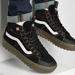 De gros ✔️ Baskets Sk8 Hi MTE KYCZF5 Khaki Black de Vans ⌛